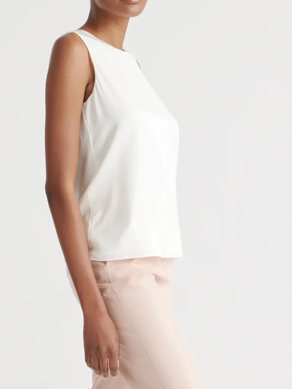 Quince Washable Stretch Silk Shell Tank